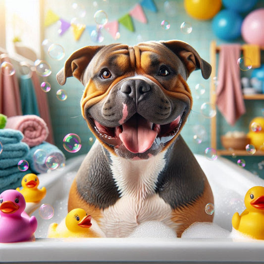 Medium dog Bath and Blow Dry  Basic (inc Wash Blow & ear clean)