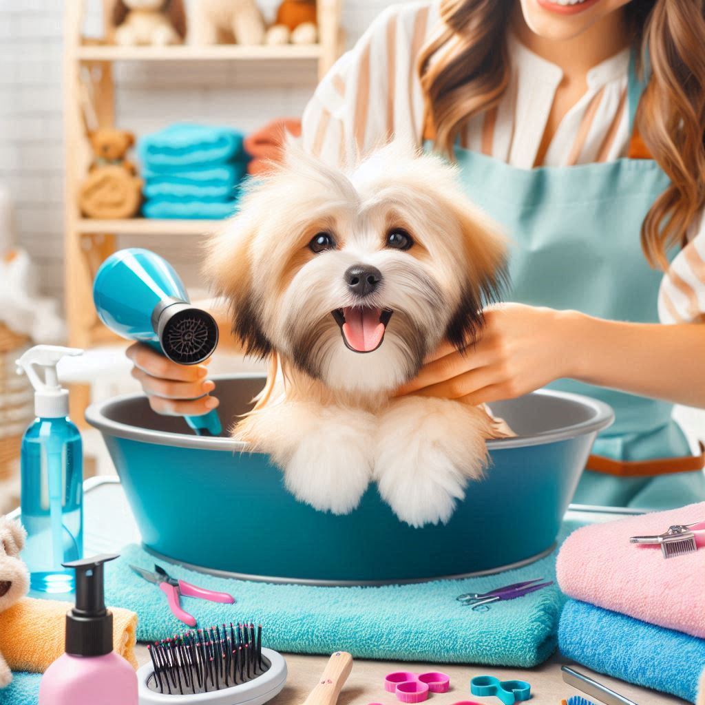 Small dog  Wash Blow, Nail Trim, Full Groom, Ear Clean