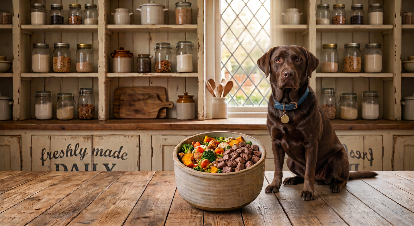 Pan seared Beef with Sweet Potatoes Carrots  Broccoli  500g Freshly made (Dog Food)