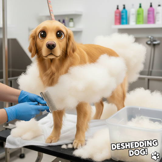 De-Shedding Small Dog / Wash /Blowdry Includes 1/2 Hour De-shedding time