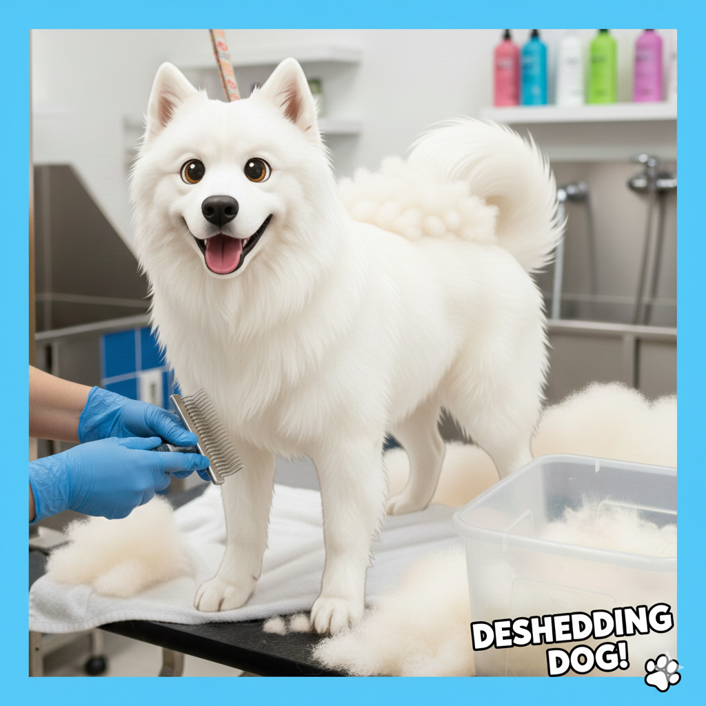 De-Shedding Large Dog / Wash /Blowdry Includes 1/2 Hour De-shedding time