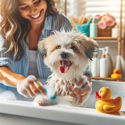 Small dog Bath and Blow Dry  Basic (inc Wash Blow,Nail Trim & ear clean)
